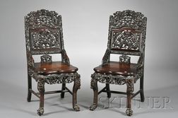 Pair of Rosewood Chairs
